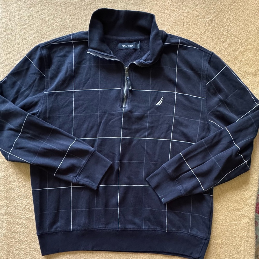 Nautica Dark Blue Classic Sweatshirt
